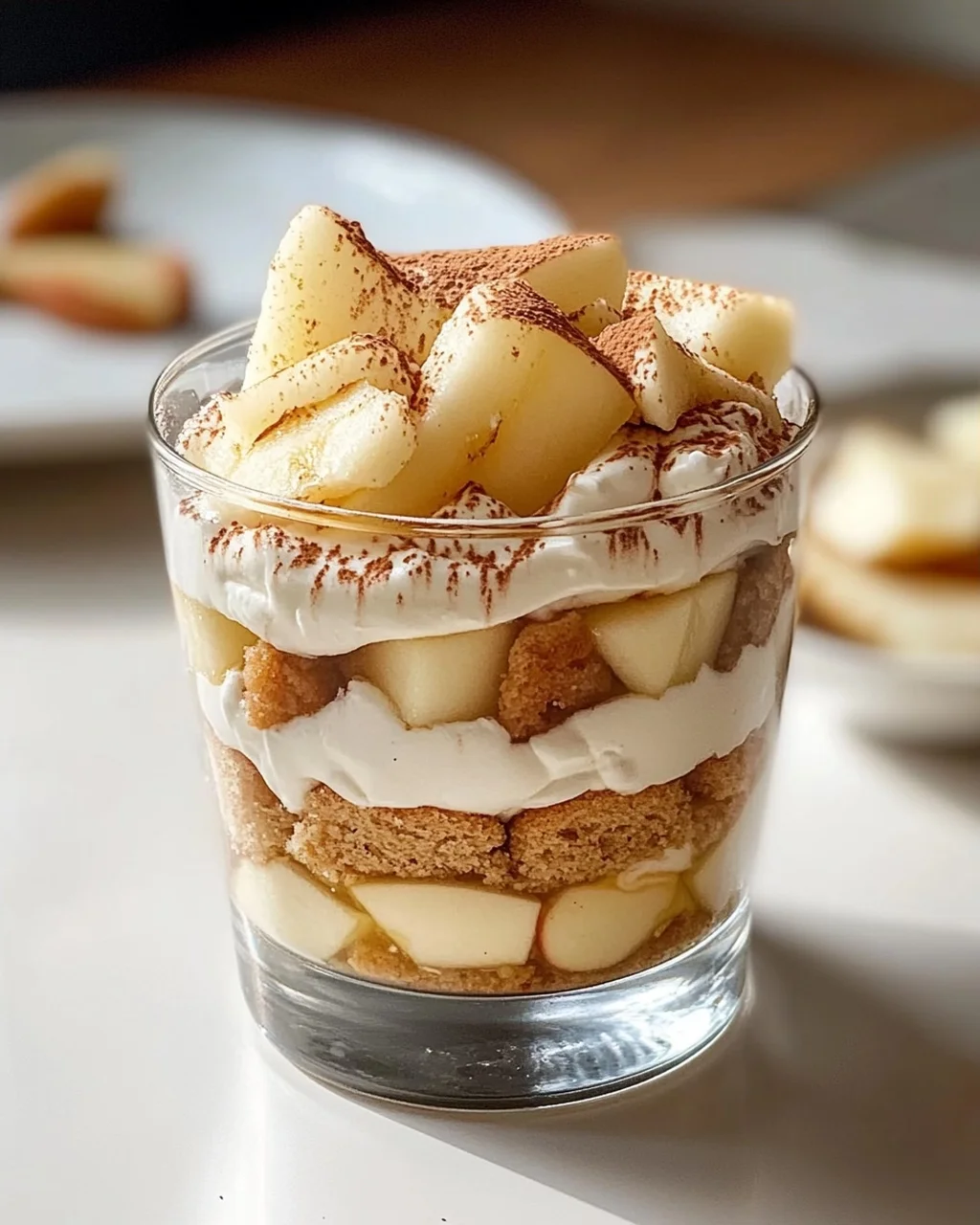 Bratapfel Tiramisu Im Glas