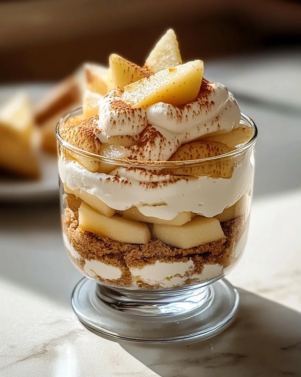 Bratapfel Tiramisu Im Glas
