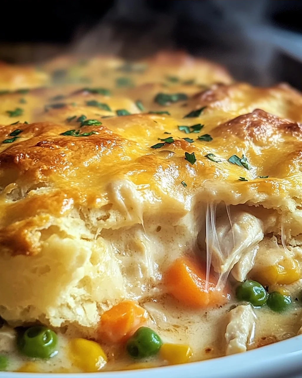 Cheddar-Bay-Hähnchen-Cobbler für gemütliche Abende