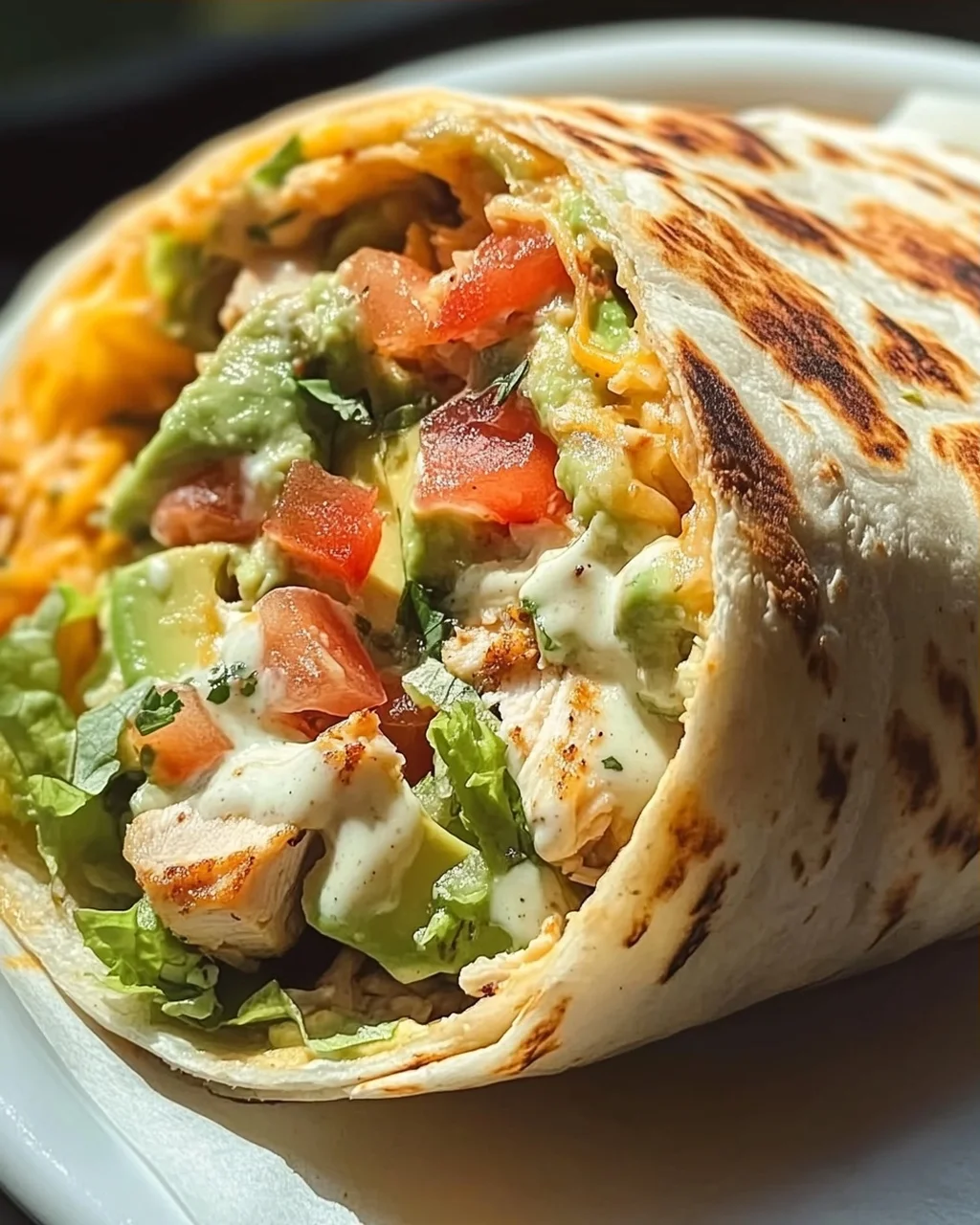 Cremige Chicken Avocado Ranch Burritos – Schnell & Lecker!