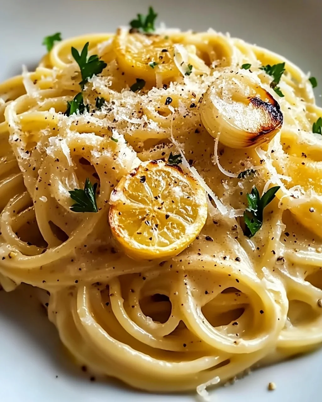 Cremige geröstete Knoblauch-Zitronen-Nudelsauce: Ultimatives Rezept