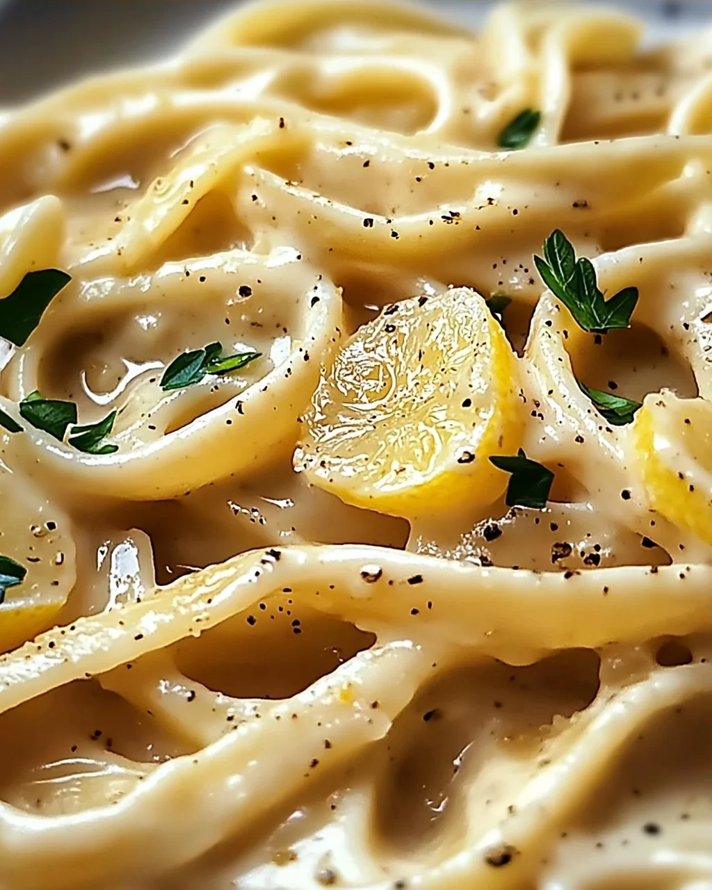 Cremige geröstete Knoblauch- und Zitronenpasta sofort genießen