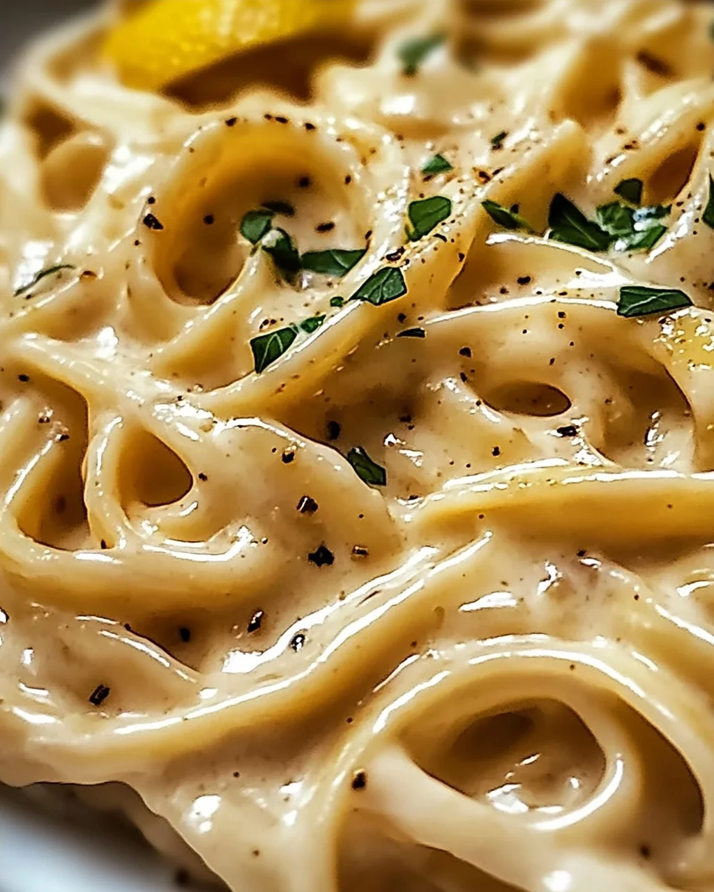 Cremige geröstete Knoblauch- und Zitronenpasta sofort genießen