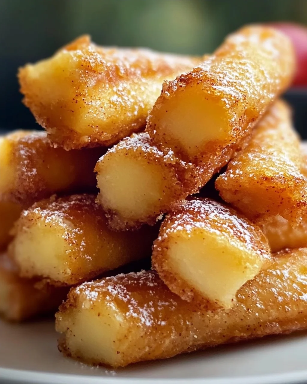 Crispy Air Fryer Apple Sticks Recipe - Healthy Snack Idea