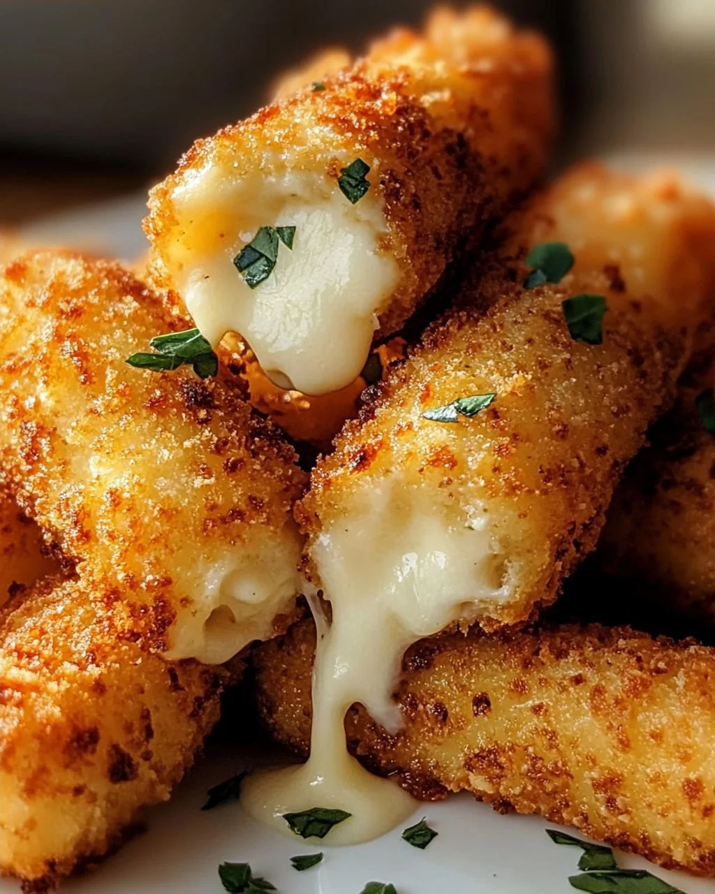 Crispy Mini Mozzarella Sticks from the Airfryer