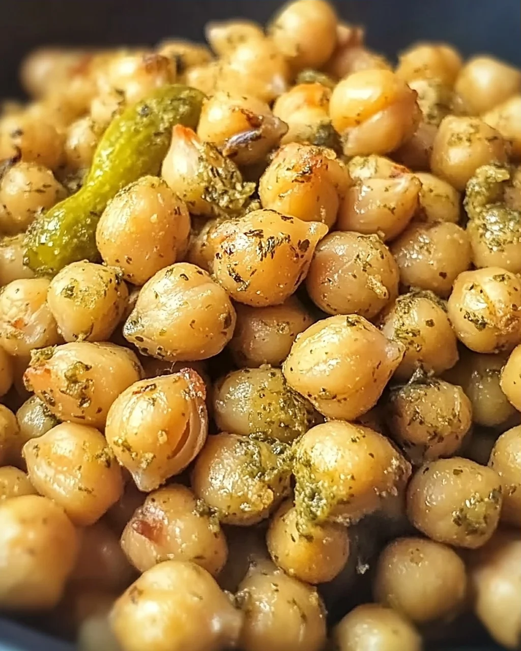 Dillgurken geröstete Kichererbsen für Knabberspaß