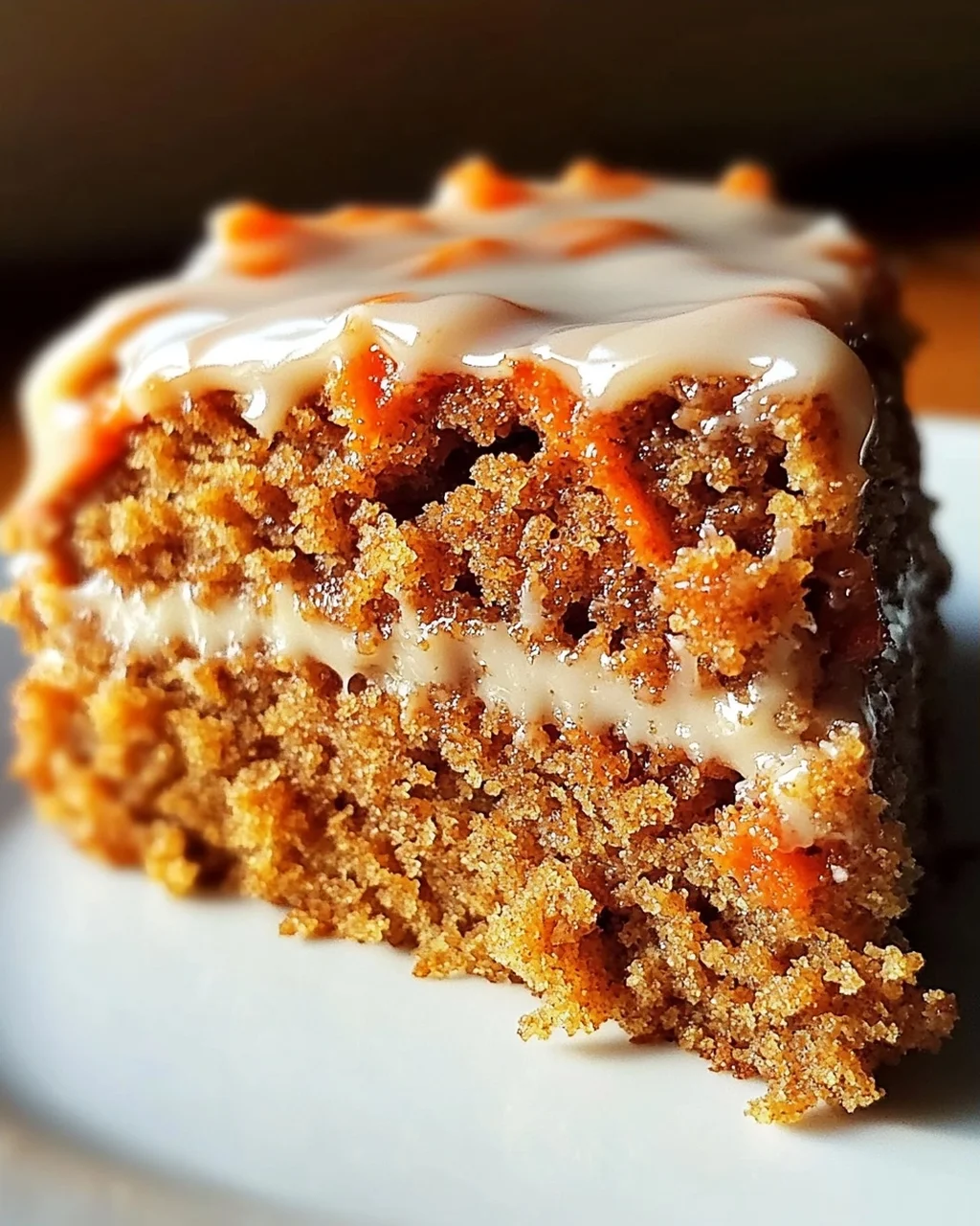 Einfacher Mehlfreier Haferflocken Karottenkuchen