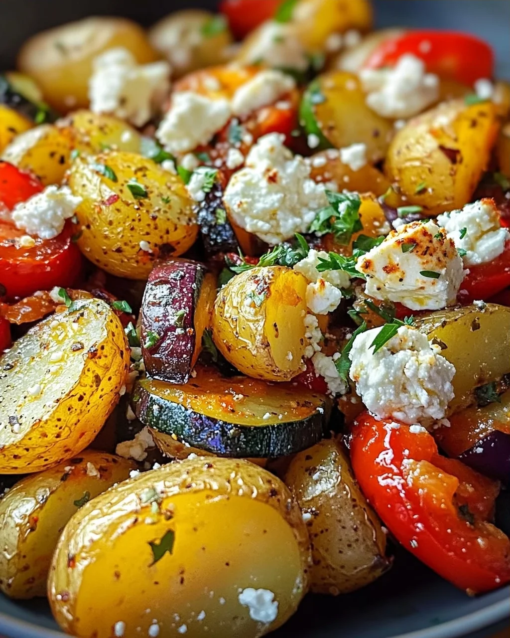 Feta Kartoffeln Ofengemüse