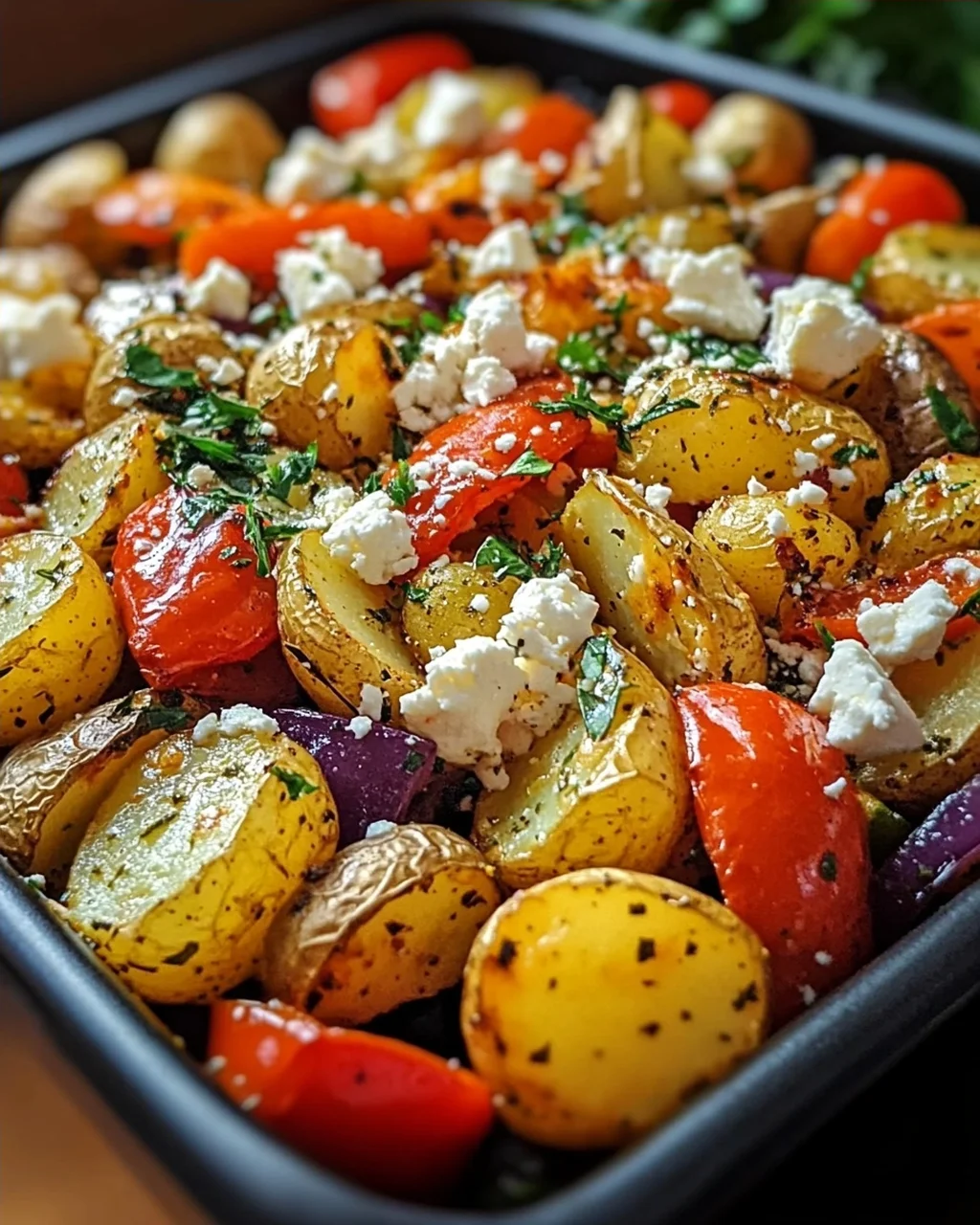 Feta Kartoffeln Ofengemüse