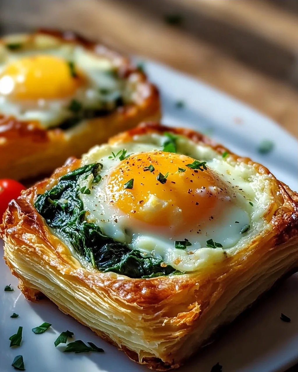 Gebackene Eier Napoleon: Köstliches einfaches Brunch Rezept