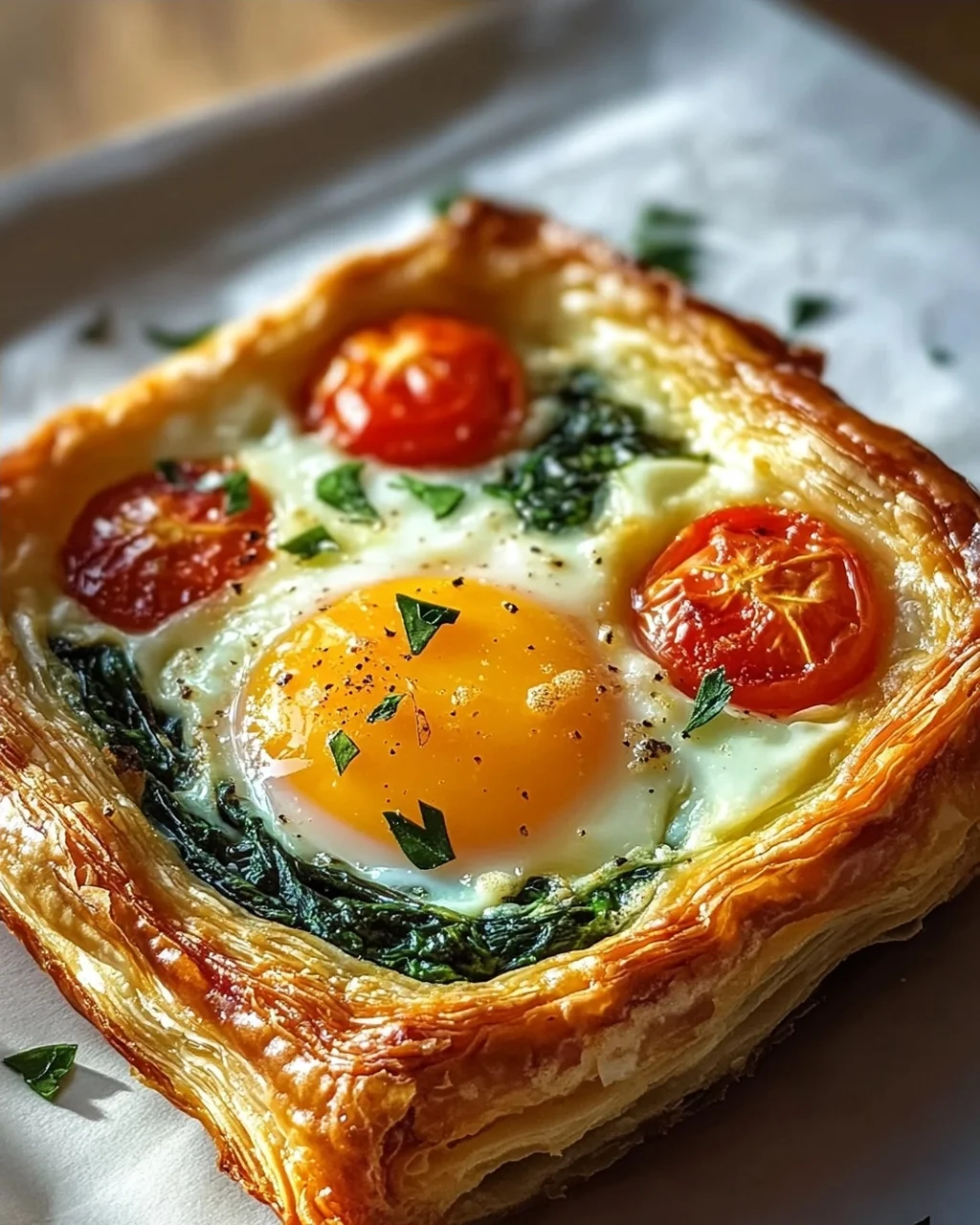 Gebackene Eier Napoleon: Köstliches einfaches Brunch Rezept