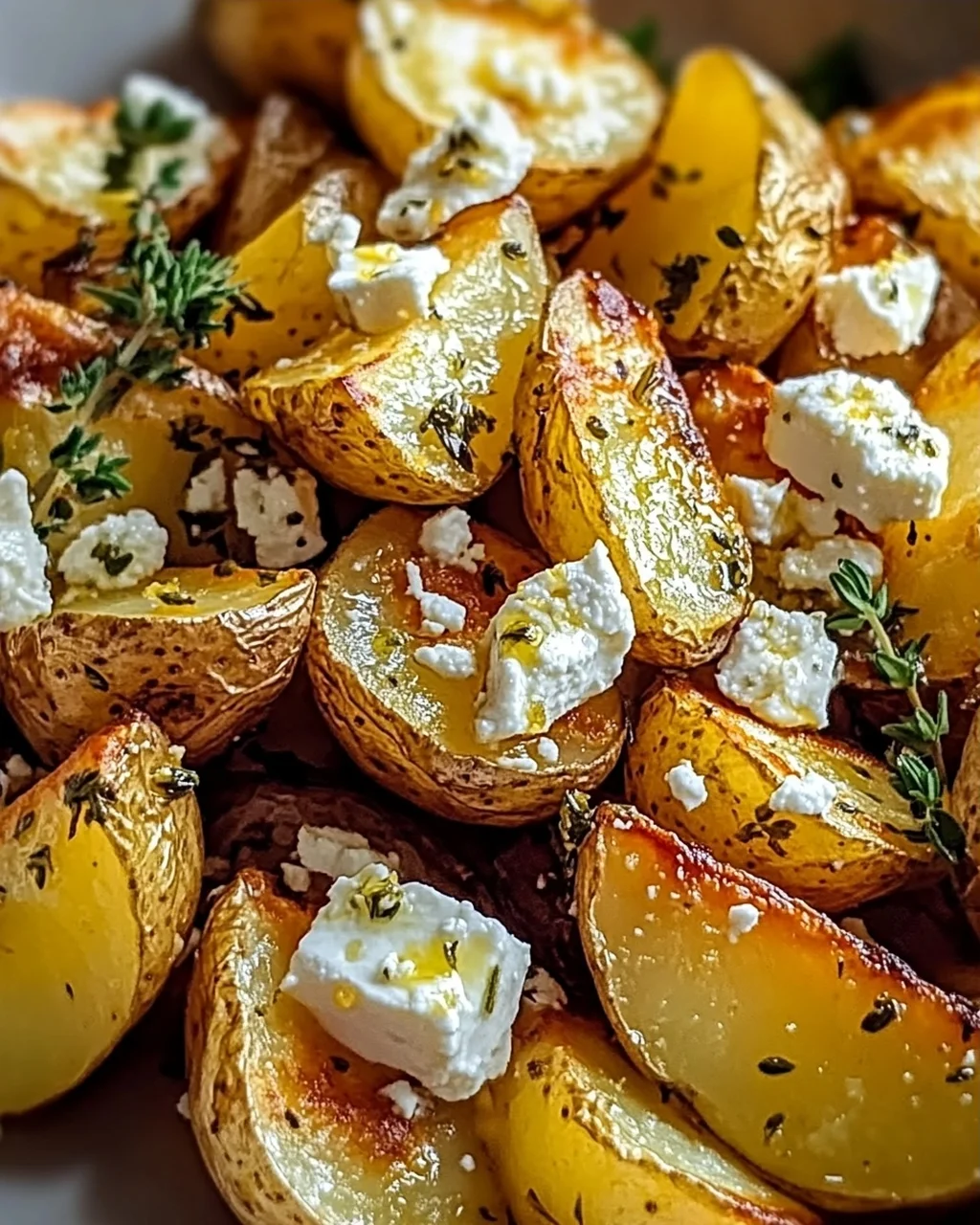 Gebratene Feta-Kartoffeln mit Zitrone: Ein Genuss!
