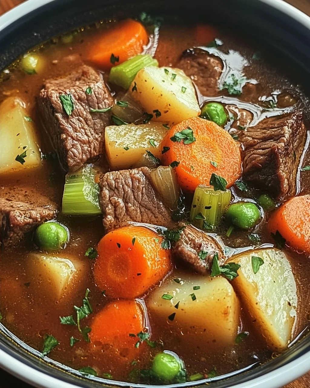 Gemüse Rindfleisch Suppe