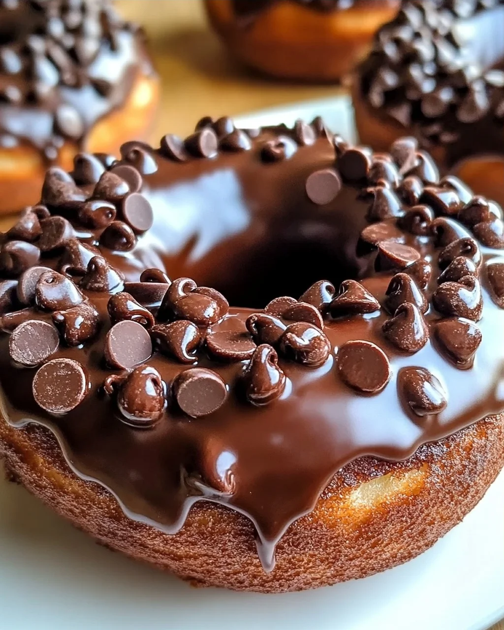 Gesunde Schokoladenprotein-Donuts für jeden Tag