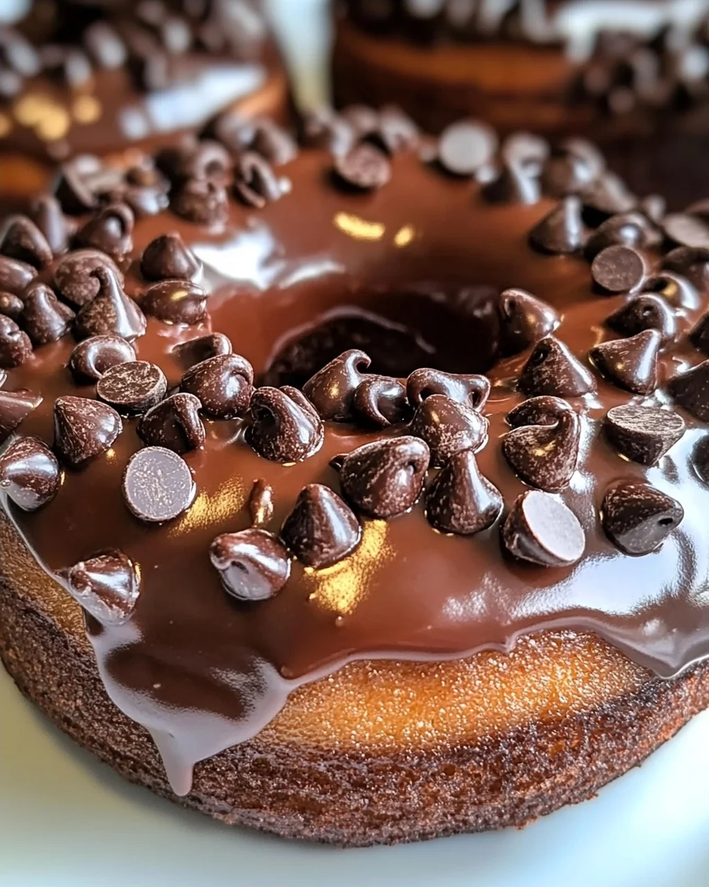 Gesunde Schokoladenprotein-Donuts für jeden Tag