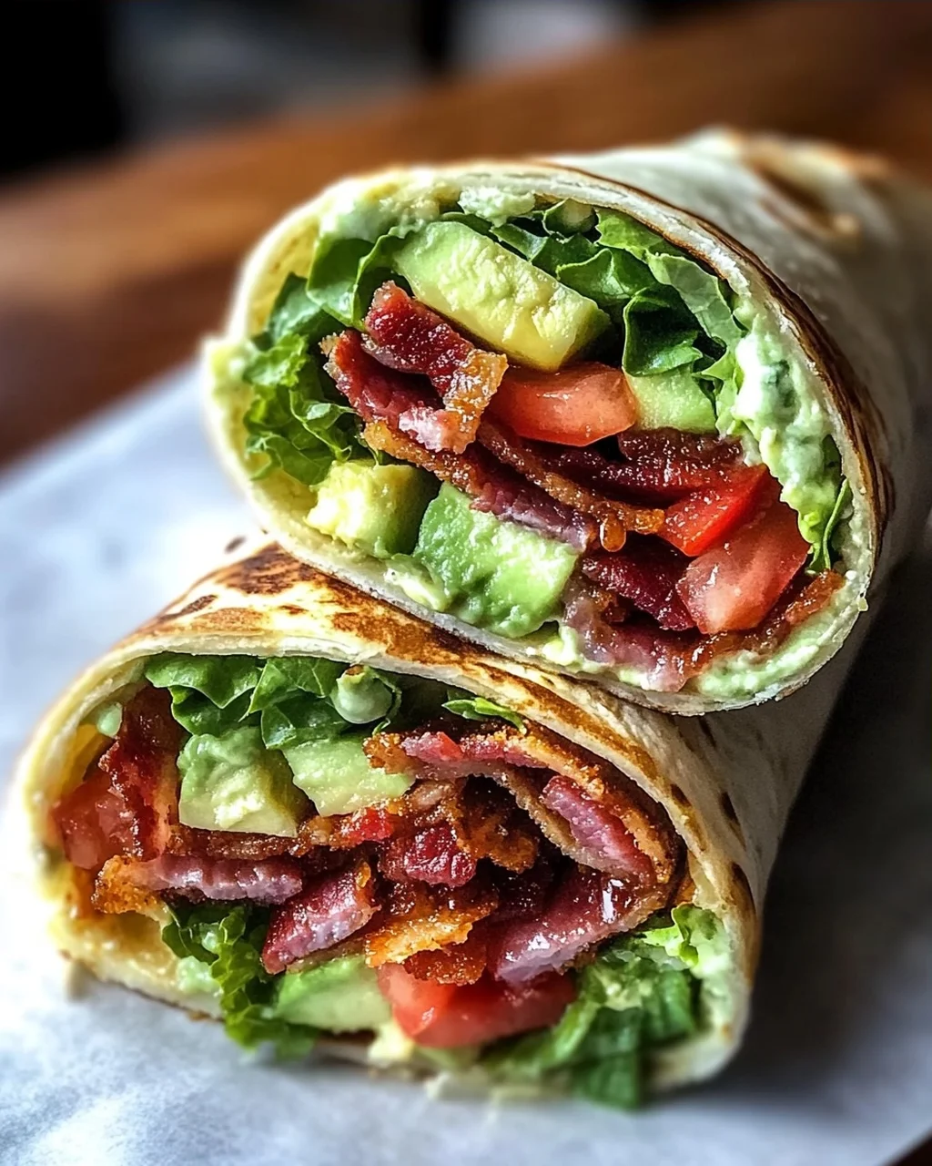 Gourmet BLT Wraps mit Geheimsoße