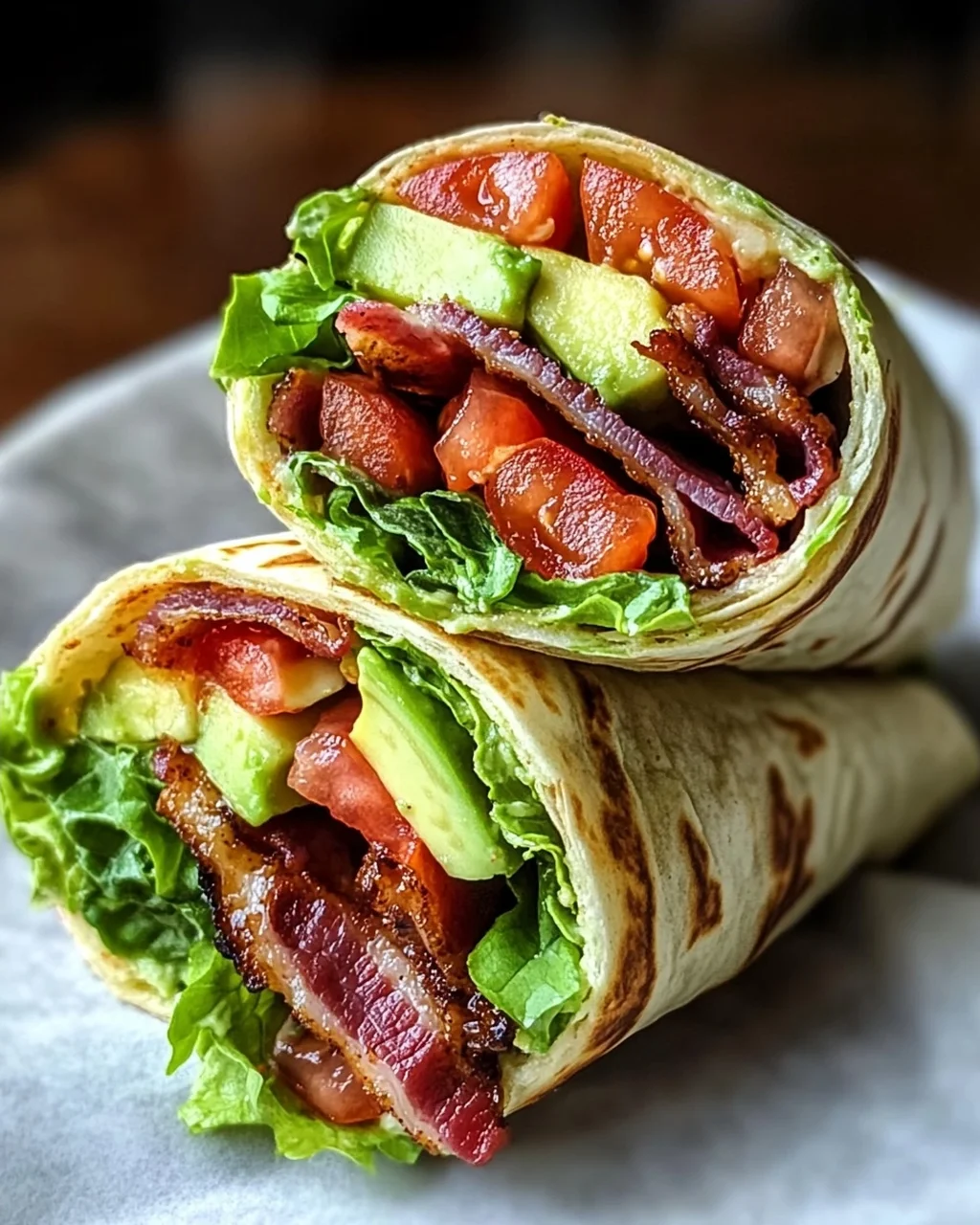 Gourmet BLT Wraps mit Geheimsoße