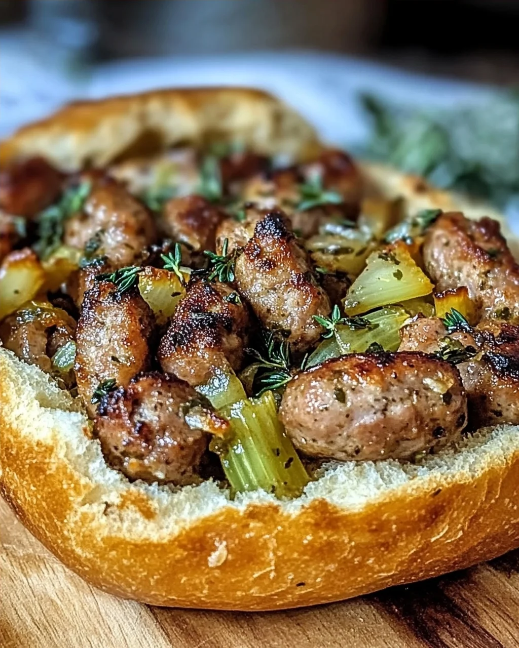 Hausgemachtes Wurstbrötchen für echte Genussmomente