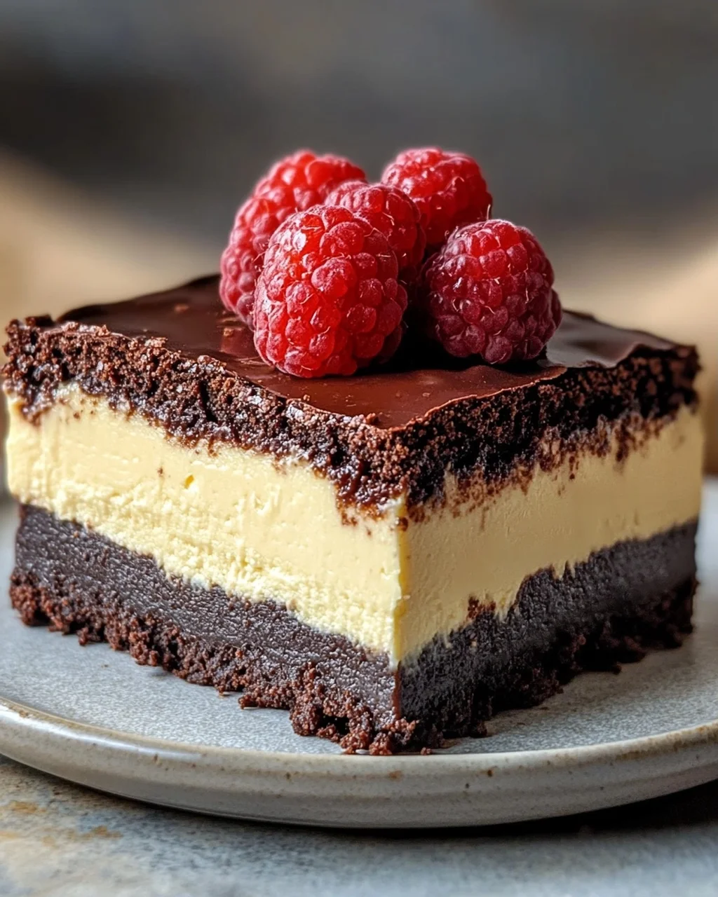 Himnon-Alkoholfreies Bier Brownie Cheesecake: Ein Genuss!