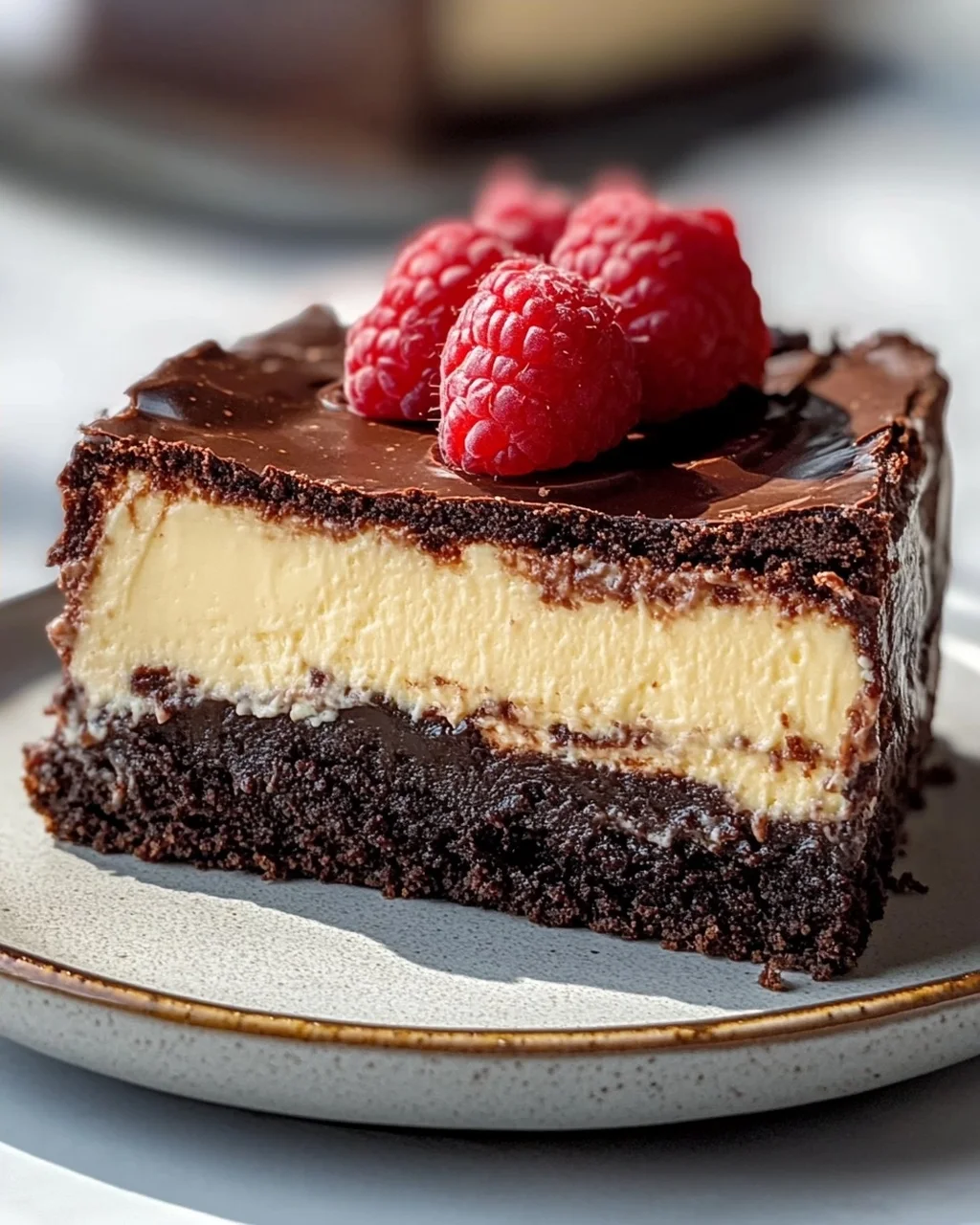 Himnon-Alkoholfreies Bier Brownie Cheesecake: Ein Genuss!