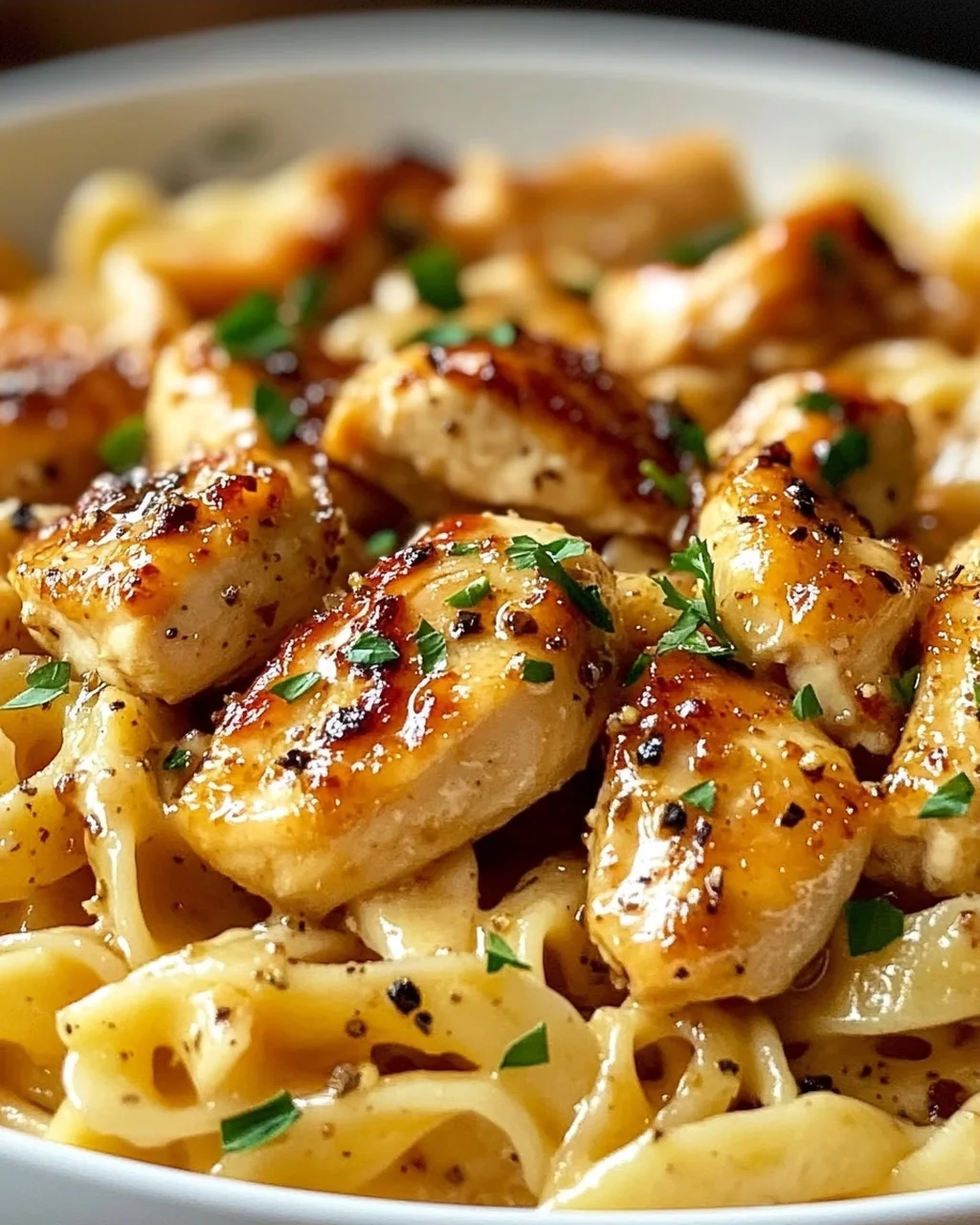 Honig-Pfeffer-Hühnchen Pasta Rezept – Schnelle Genussmomente!