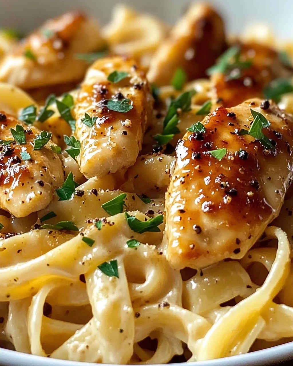 Honig-Pfeffer-Hühnchen Pasta Rezept – Schnelle Genussmomente!