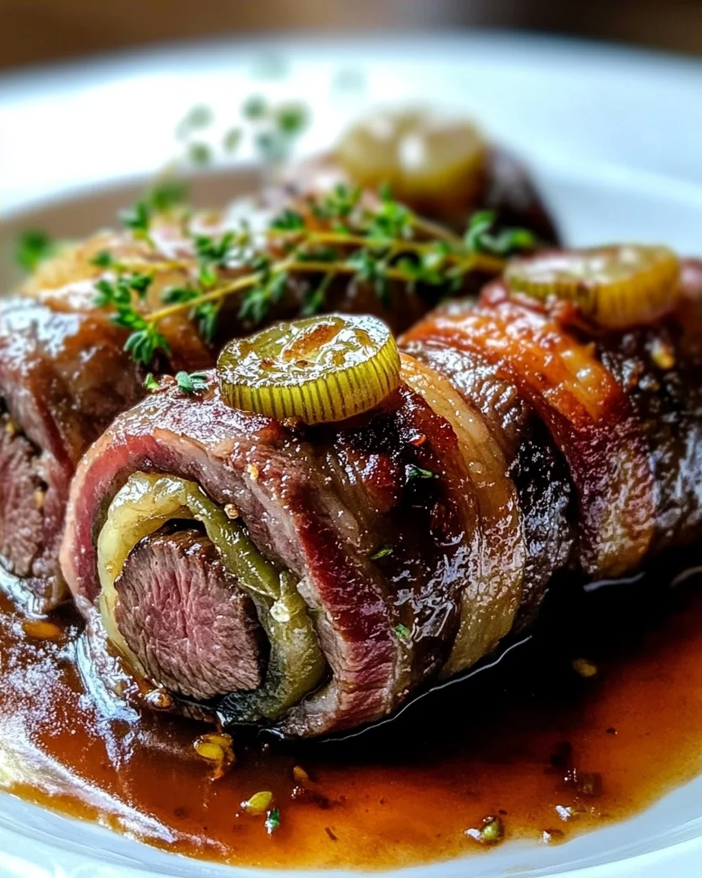 Juicy Beef Rouladen with Delicious Filling – Discover the Recipe!