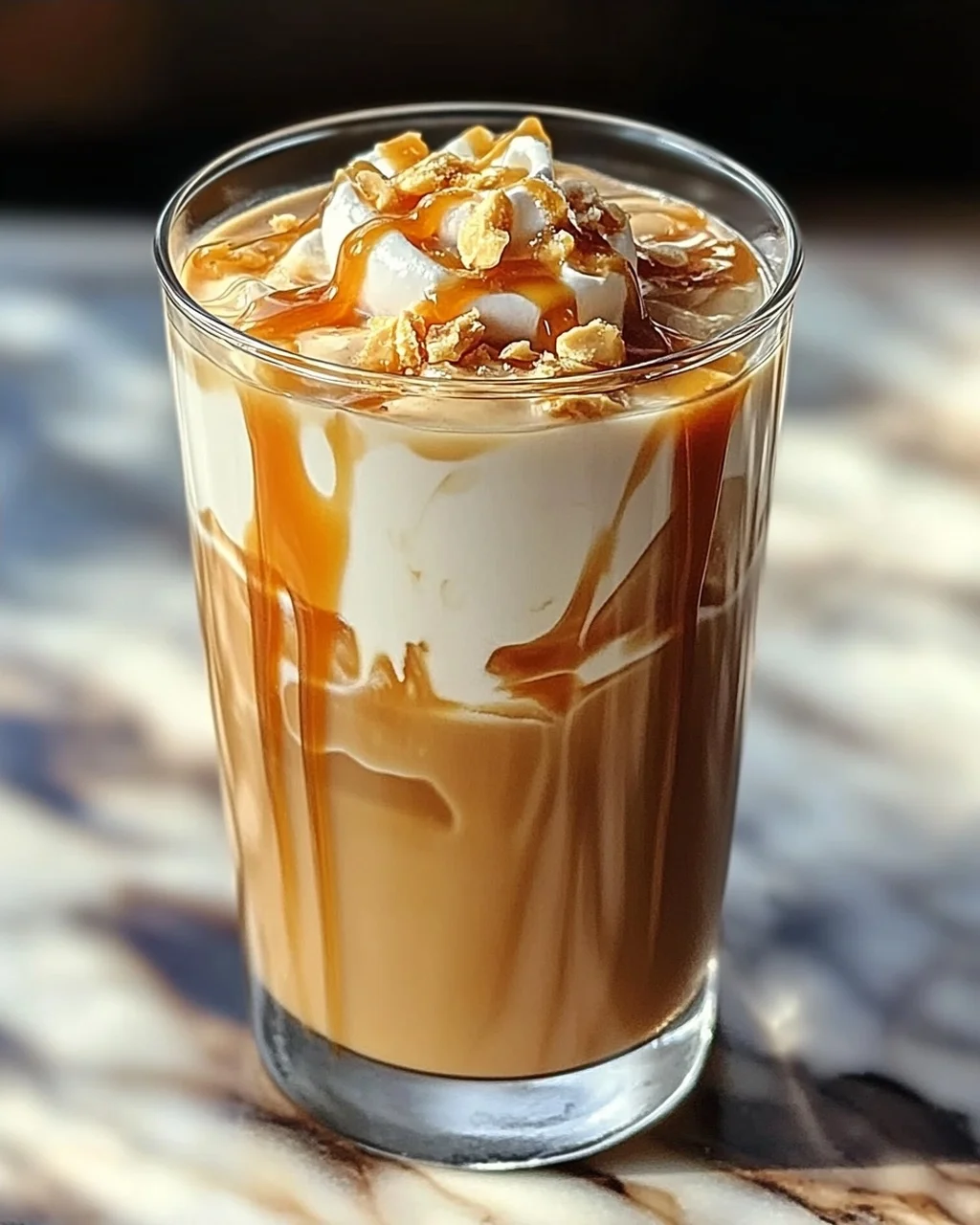 Karamell Mandeldrink Eiskaffee – Schnell und Lecker