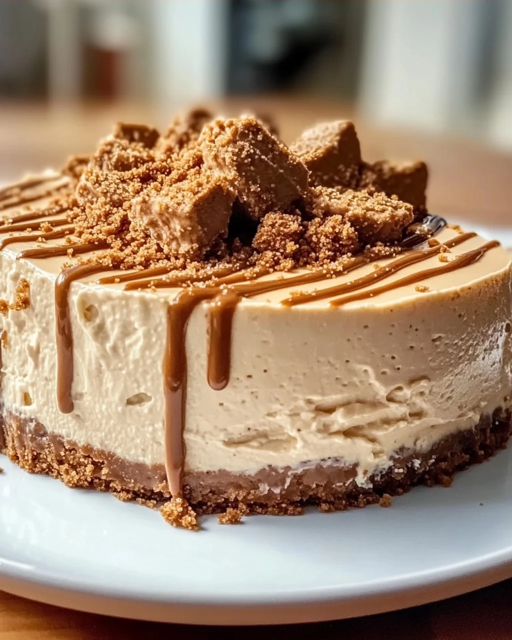 Keine Backen Biscoff Käsekuchen für Genießer