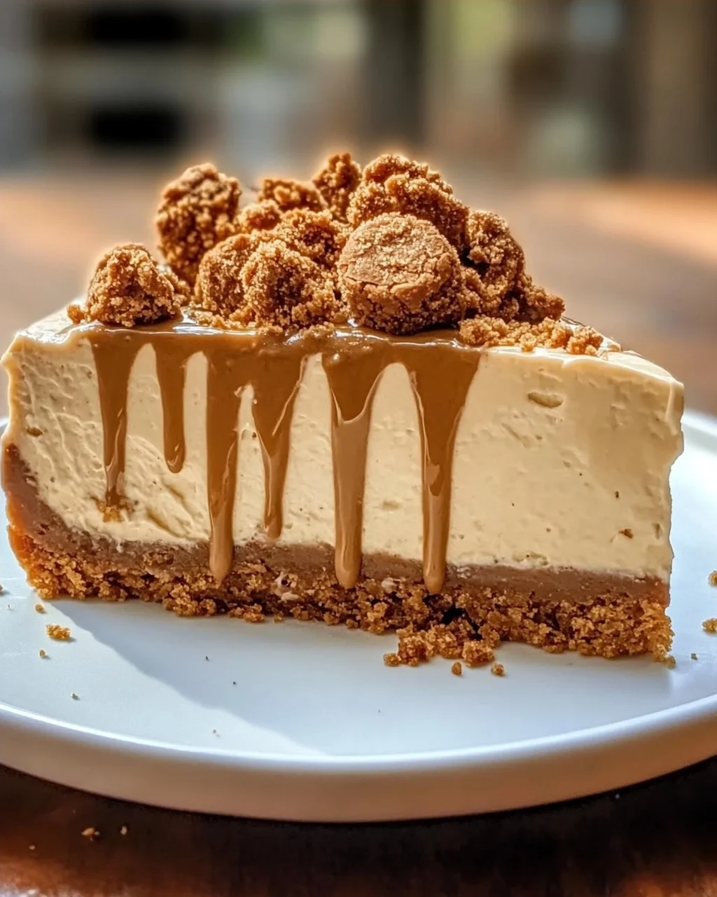 Keine Backen Biscoff Käsekuchen für Genießer