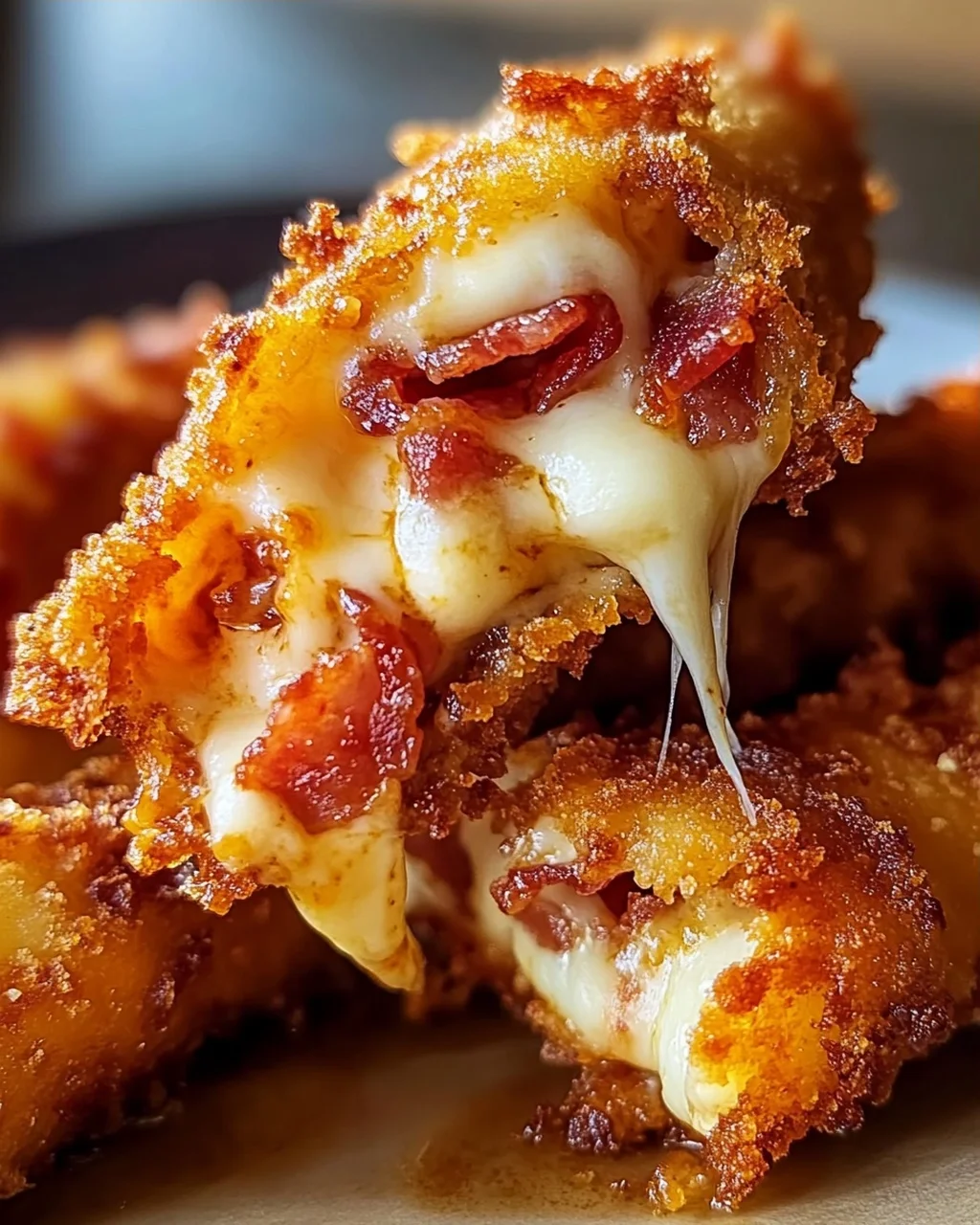 Knusprige Beef Bacon Mozzarella Sticks – Ein Genuss!