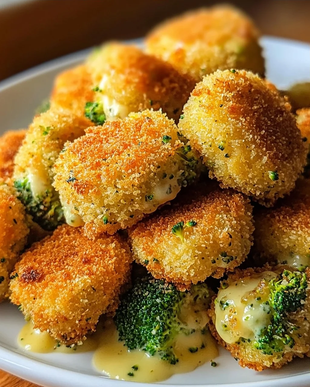Knusprige Brokkoli Käse Nuggets
