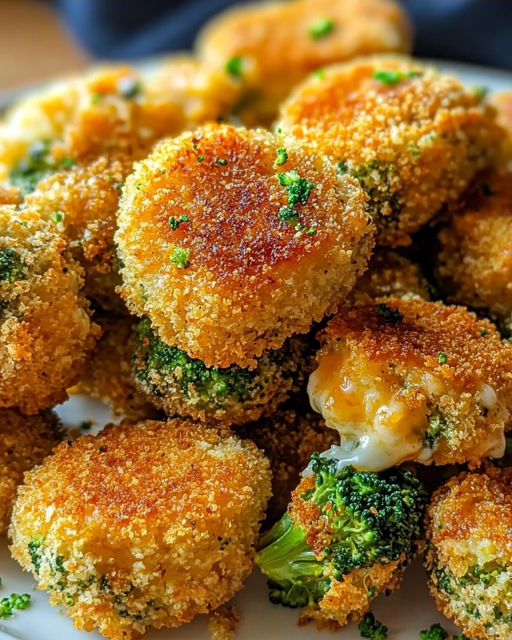 Knusprige Brokkoli Käse Nuggets