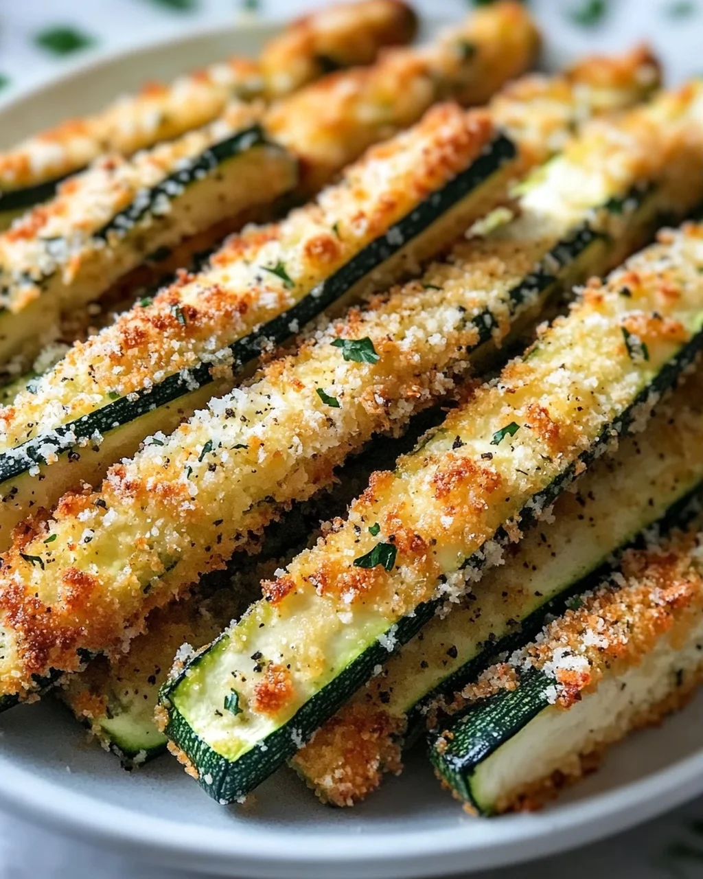 Knusprige Knoblauch-Parmesan Zucchini Fries – Einfach & Lecker