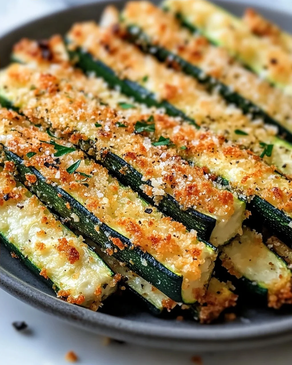 Knusprige Knoblauch-Parmesan Zucchini Fries – Einfach & Lecker