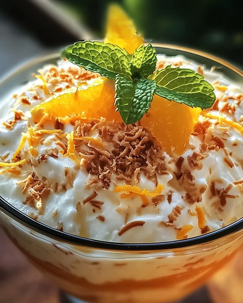 Kokosnuss Orange Glühen – Ein einfacher Desserttraum