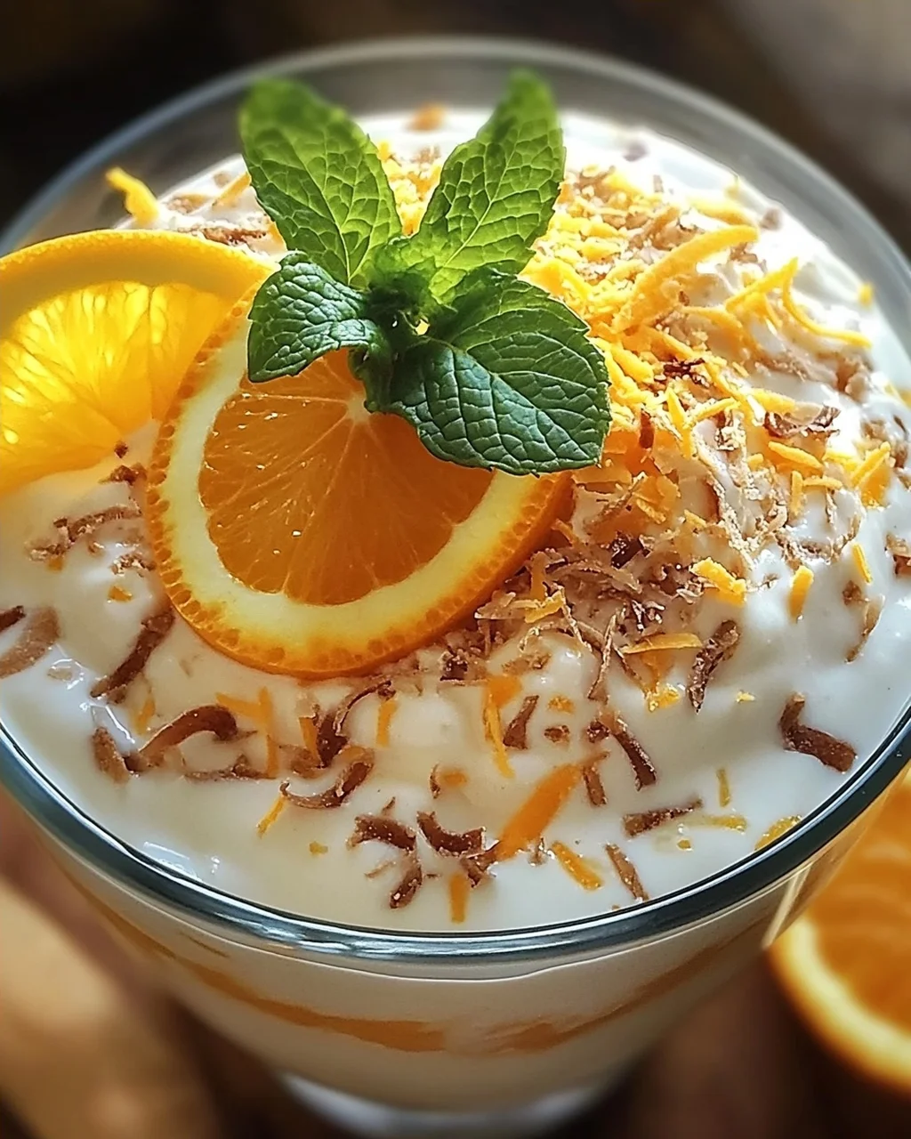 Kokosnuss Orange Glühen – Ein einfacher Desserttraum