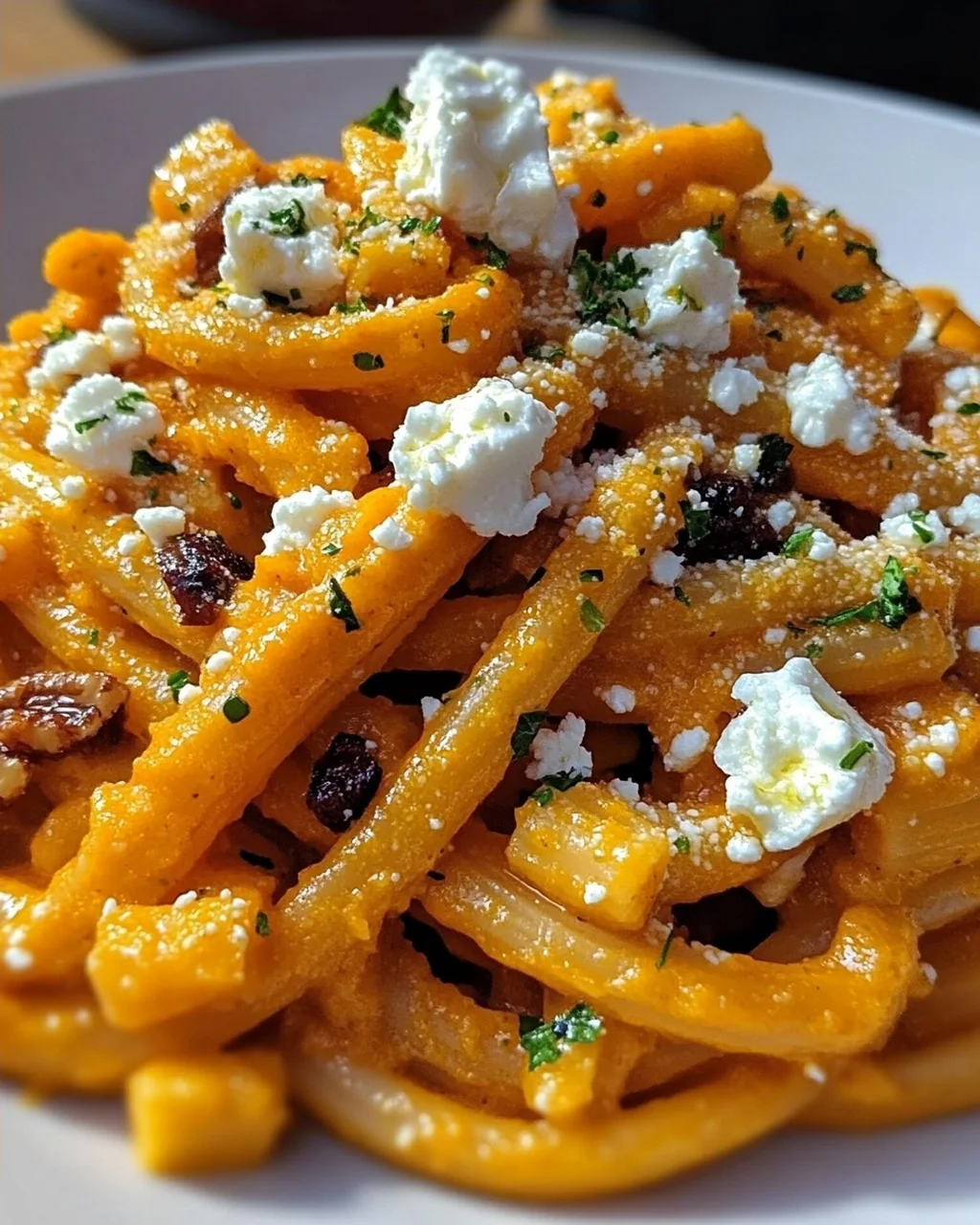 Kürbis Nudeln Mit Feta: Einfaches & Leckeres Herbstgericht!
