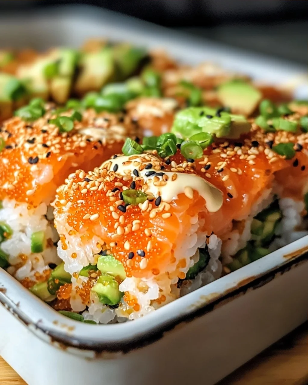 Lachs Sushi Auflauf – Der perfekte Sushi Genuss zuhause