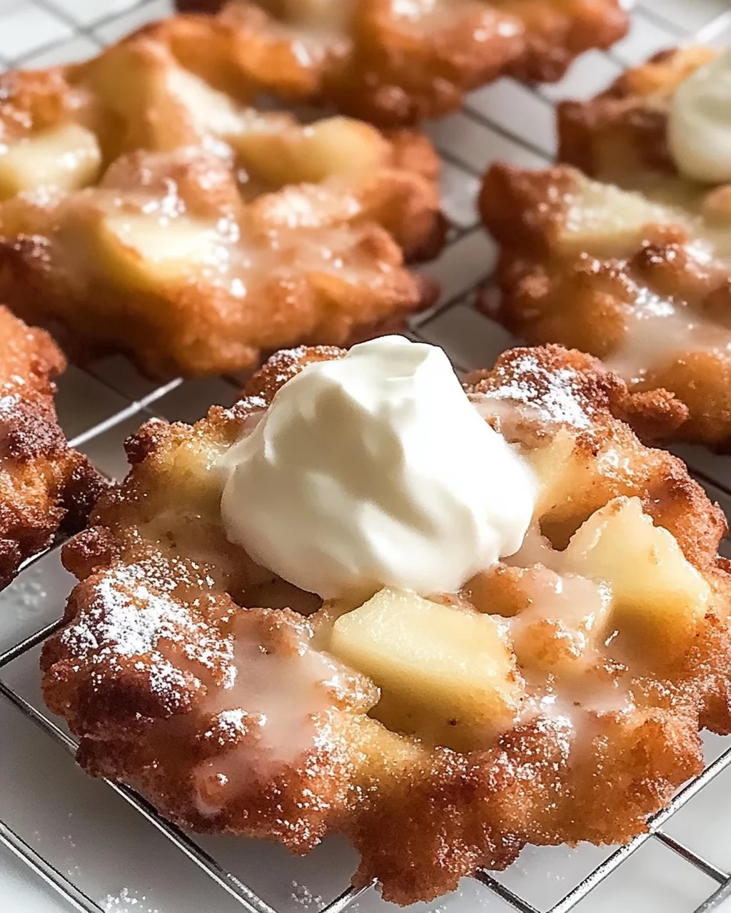 Mandelflocken Apfelkrapfen ohne Zucker