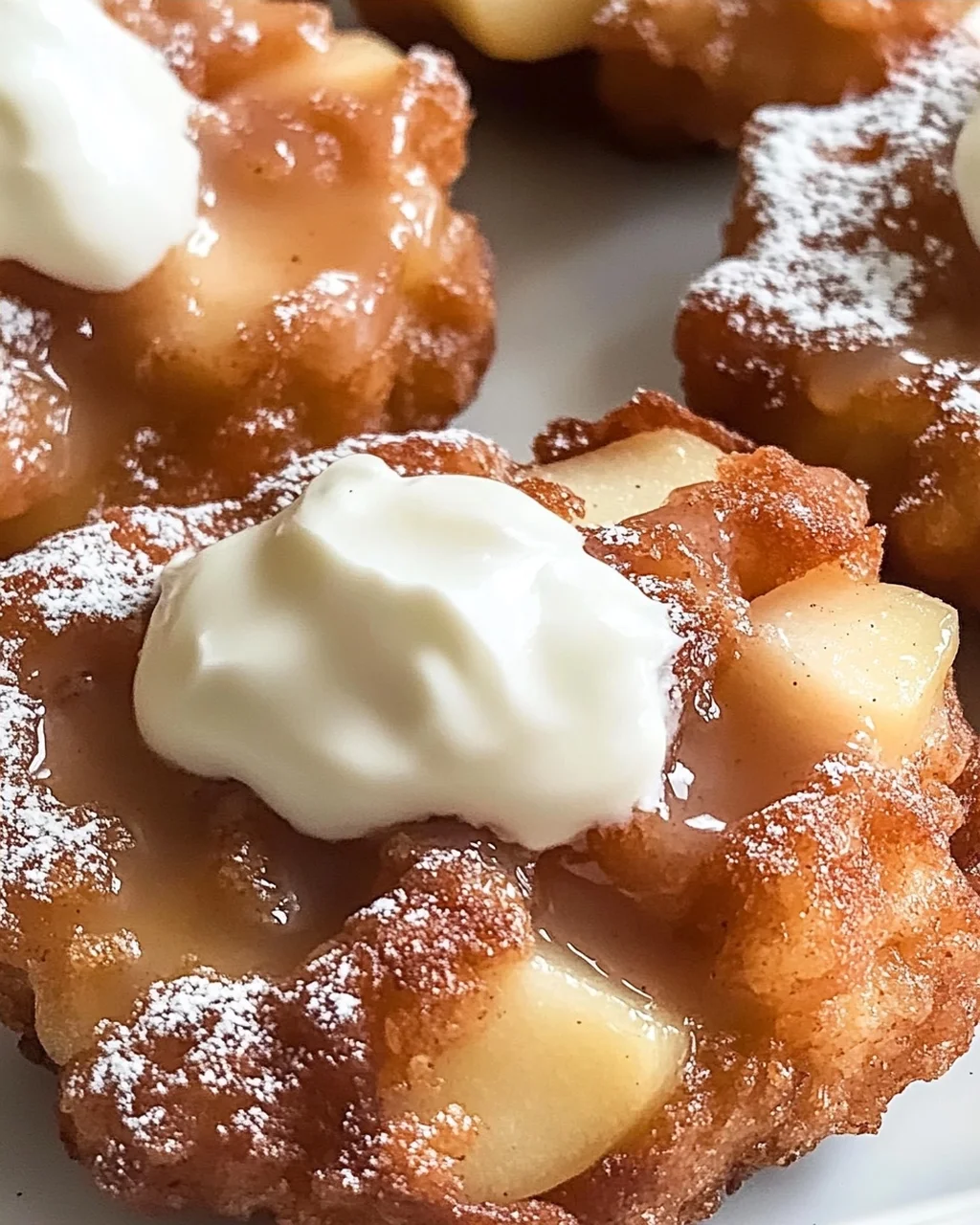 Mandelflocken Apfelkrapfen ohne Zucker