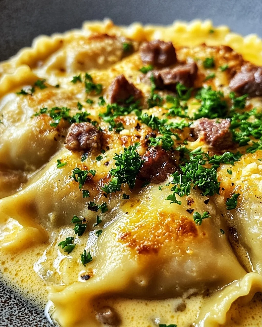 Maultaschen Carbonara