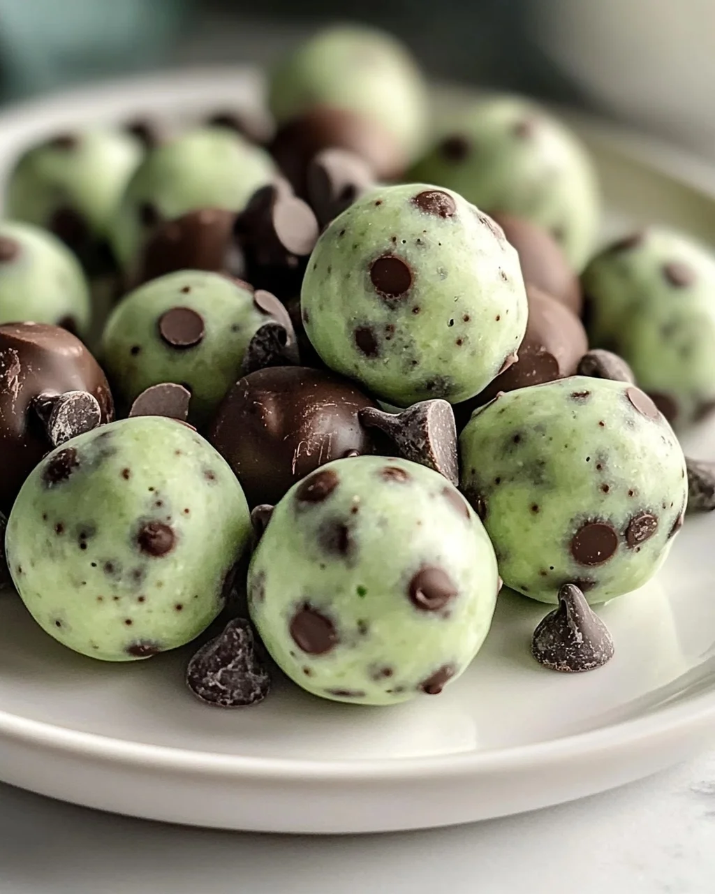 Minz-Schoko-Proteinbällchen Rezept: Gesunder Power-Snack!