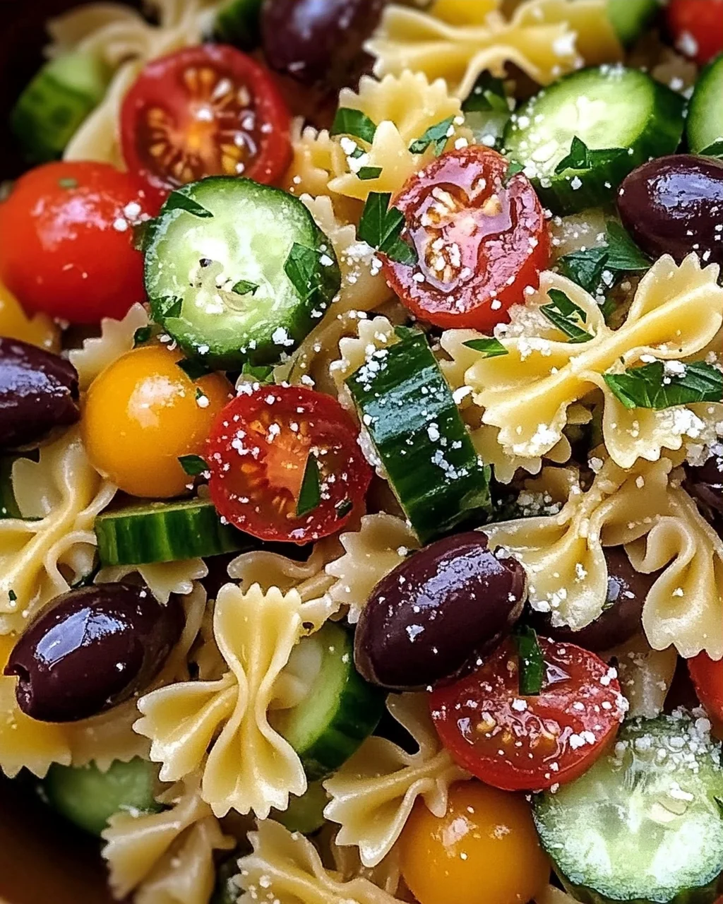 Mittelmeer-Pasta-Salat: Frisch und lecker genießen