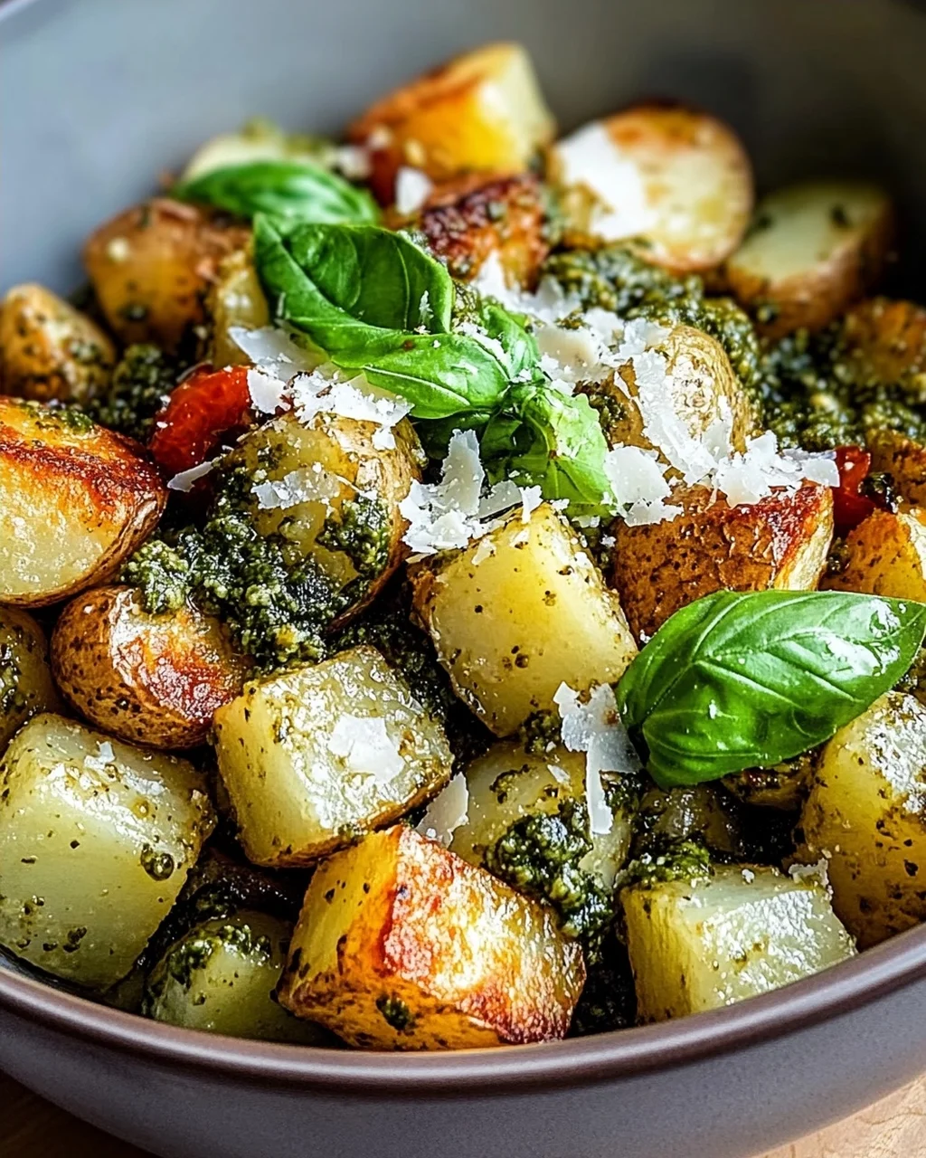 Pesto-Kartoffel-Bowl