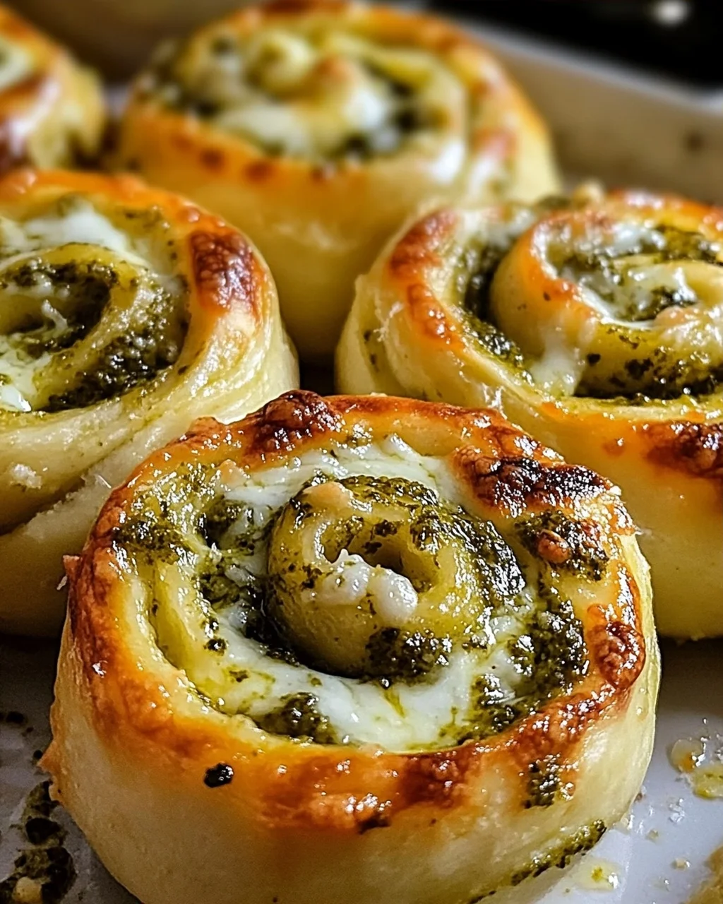 Pizzaschnecken: Pesto, Mozzarella – einfach unwiderstehlich!