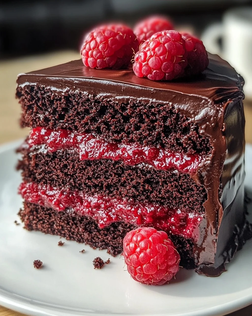 Reichhaltiger Schokoladen-Himbeer-Kuchen Rezept - unwiderstehlich!