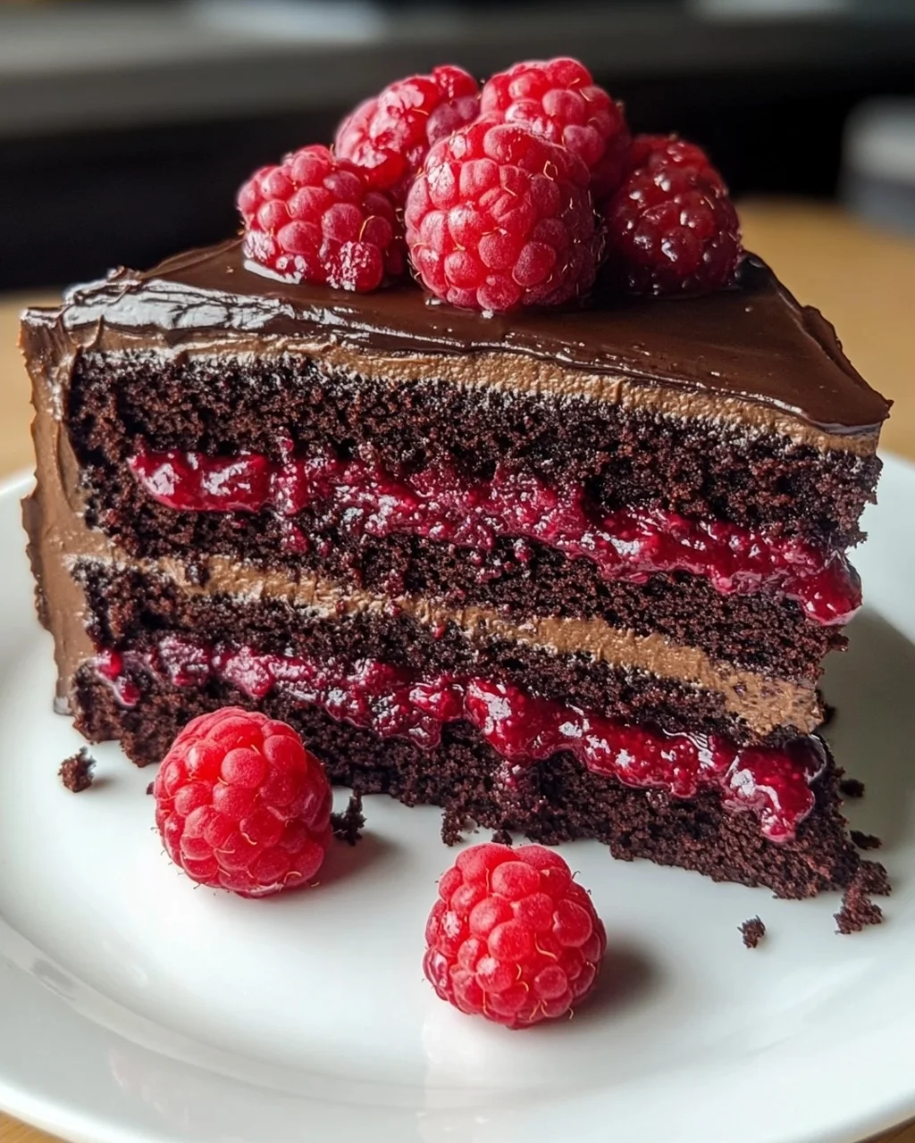 Reichhaltiger Schokoladen-Himbeer-Kuchen Rezept - unwiderstehlich!