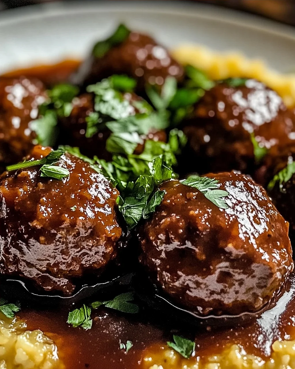 Rotwein Fleischbällchen für kalte Abende