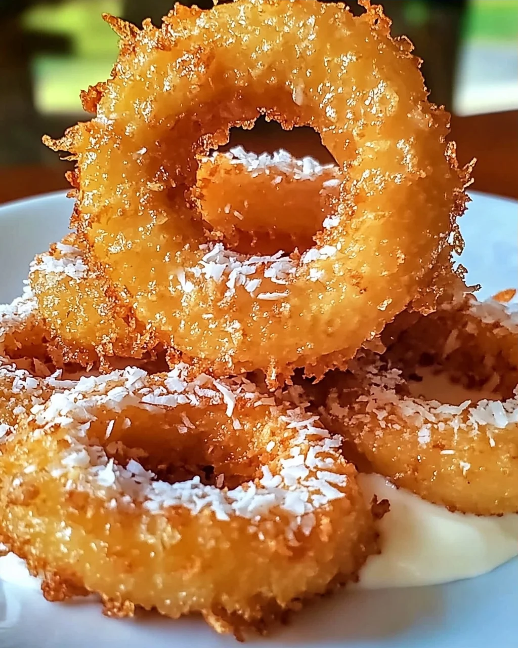 Rum-getränkte frittierte Ananas für jeden Anlass